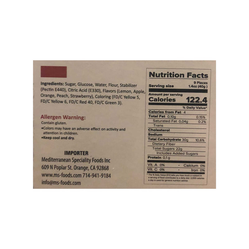 Loqhum Berries Gummies Nutrition Facts & Ingredients
