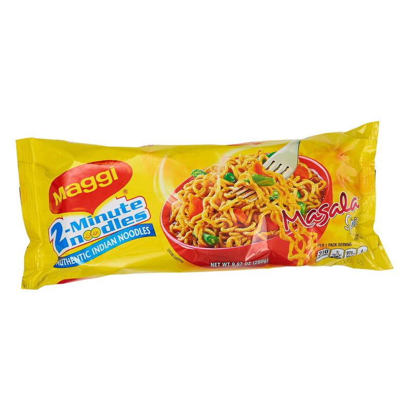 Maggi 2 minute noodles Masala Spicy - Front