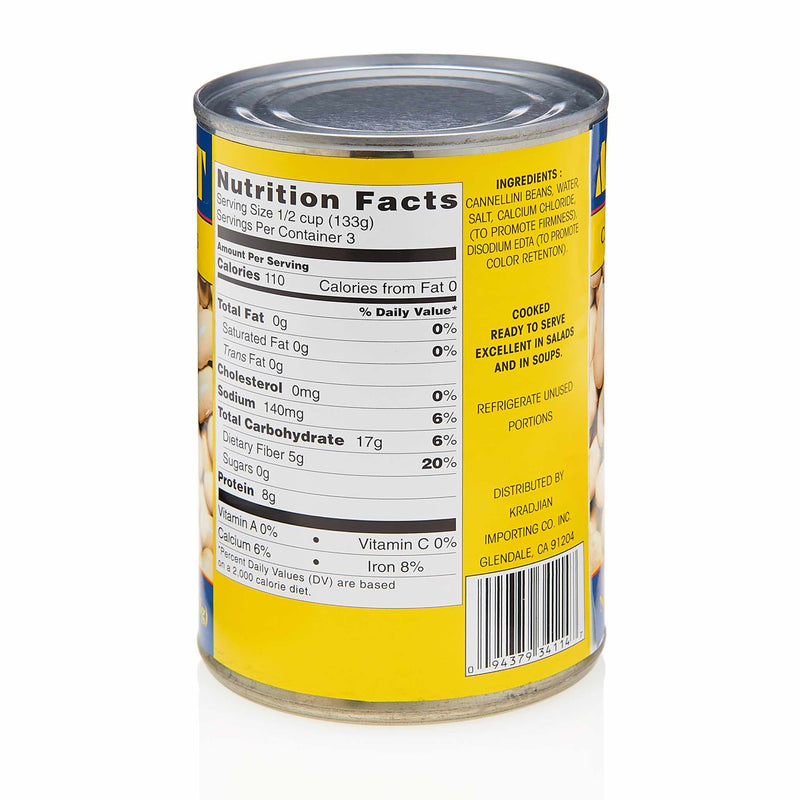 MidEast Cannellini Beans Can - Ingredients