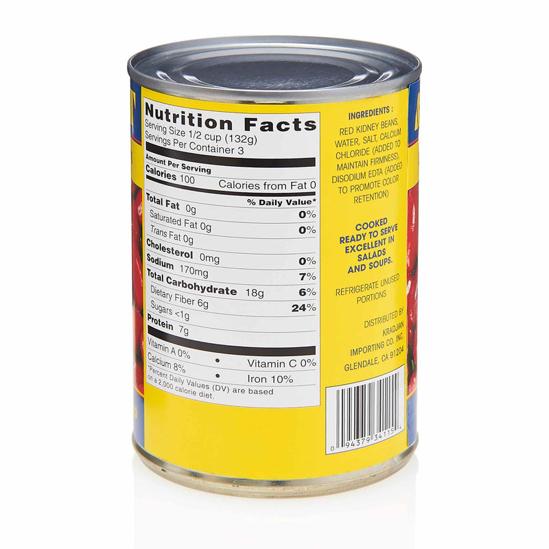 MidEast Red Kidney Beans Can - Ingredients