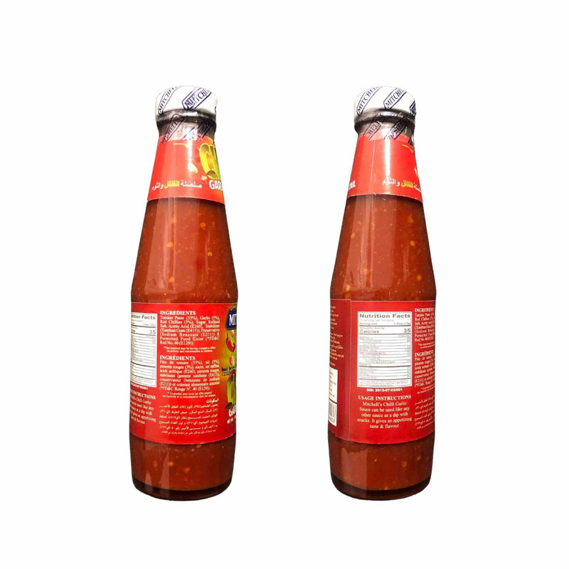 Mitchell's Chili Garlic Sauce - Ingredients & Nutrition Facts