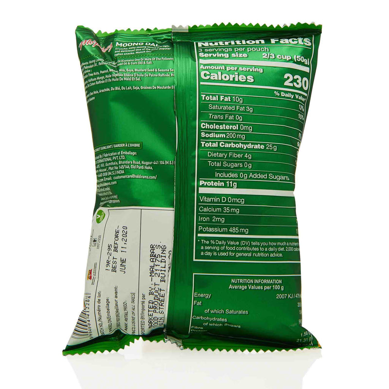 MoPlleez Moong Dal Snack - Ingredients