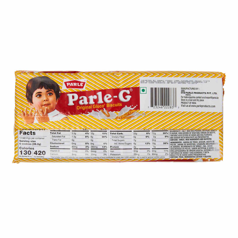 Parle G Glucose Biscuit - Ingredients