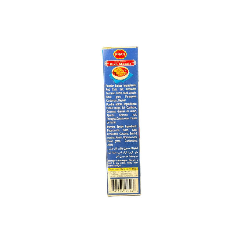 Pran Fish Masala Recipe Mix - Ingredients