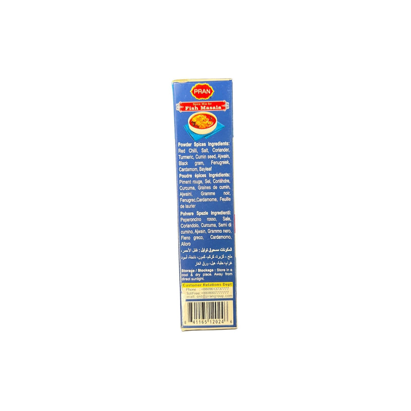 Pran Fish Masala Recipe Mix - Ingredients