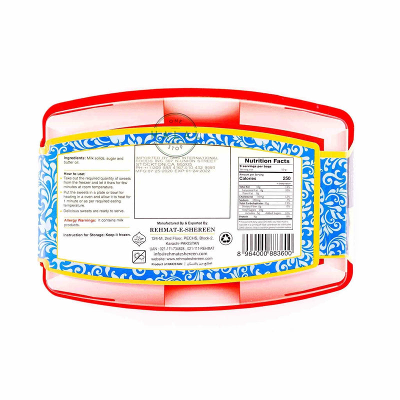 Rehmat-e-Shereen Burfi - Ingredients