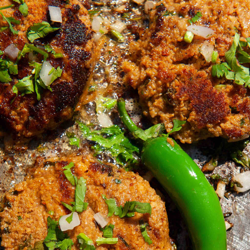 Zabiha Halal Shami Kabab - Cooked Detail