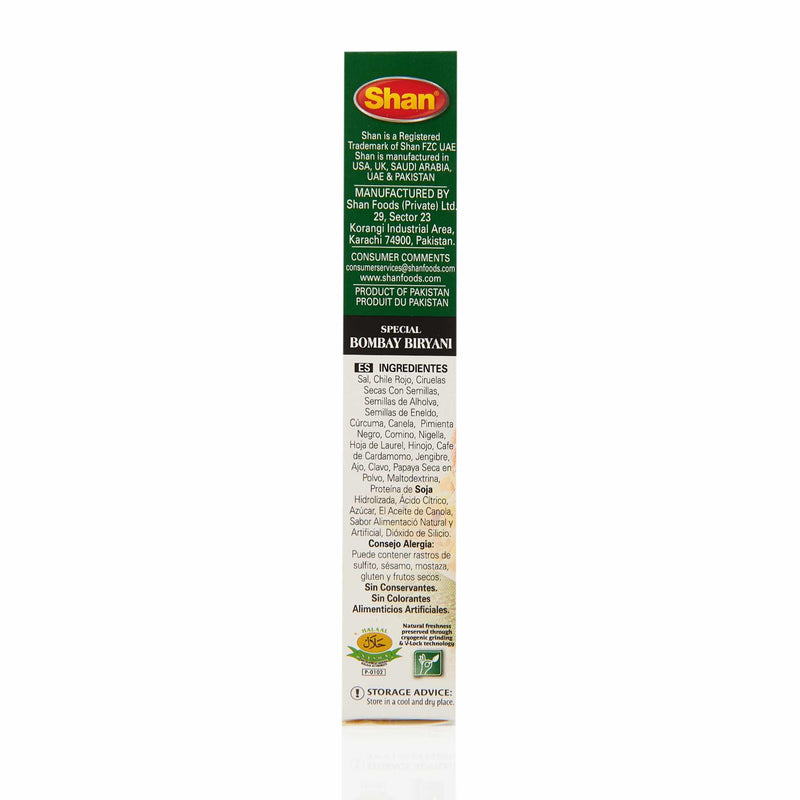 Shan Bombay Biryani Recipe Mix - Ingredients