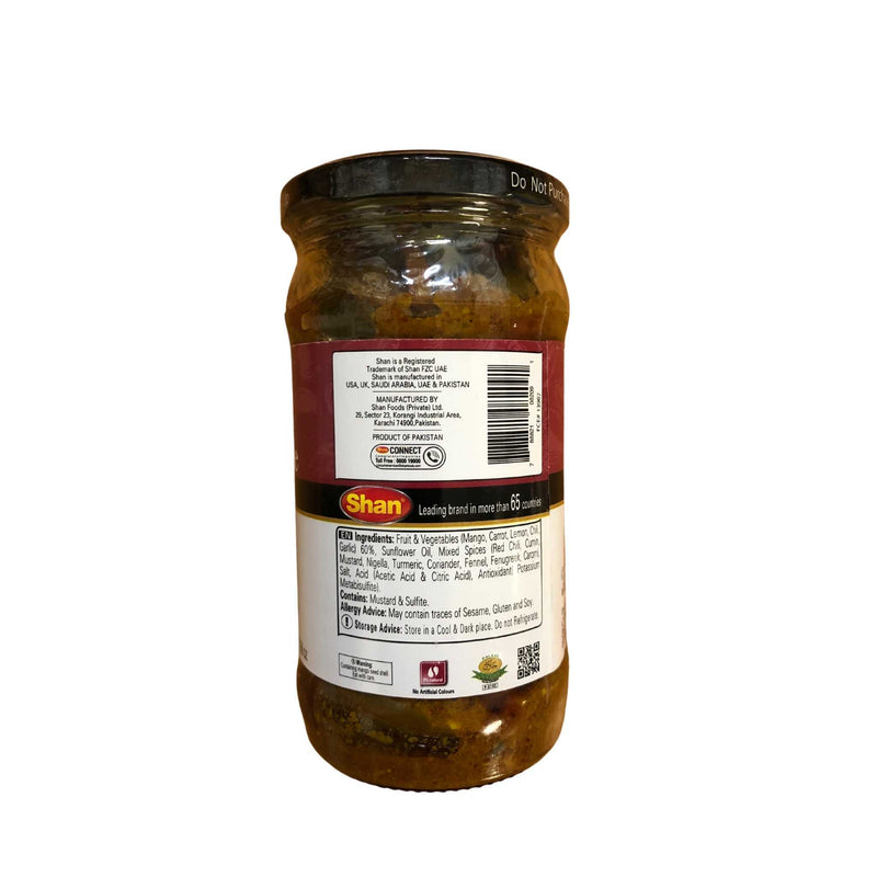 Shan Hyderabadi Mixed Pickle - Ingredients