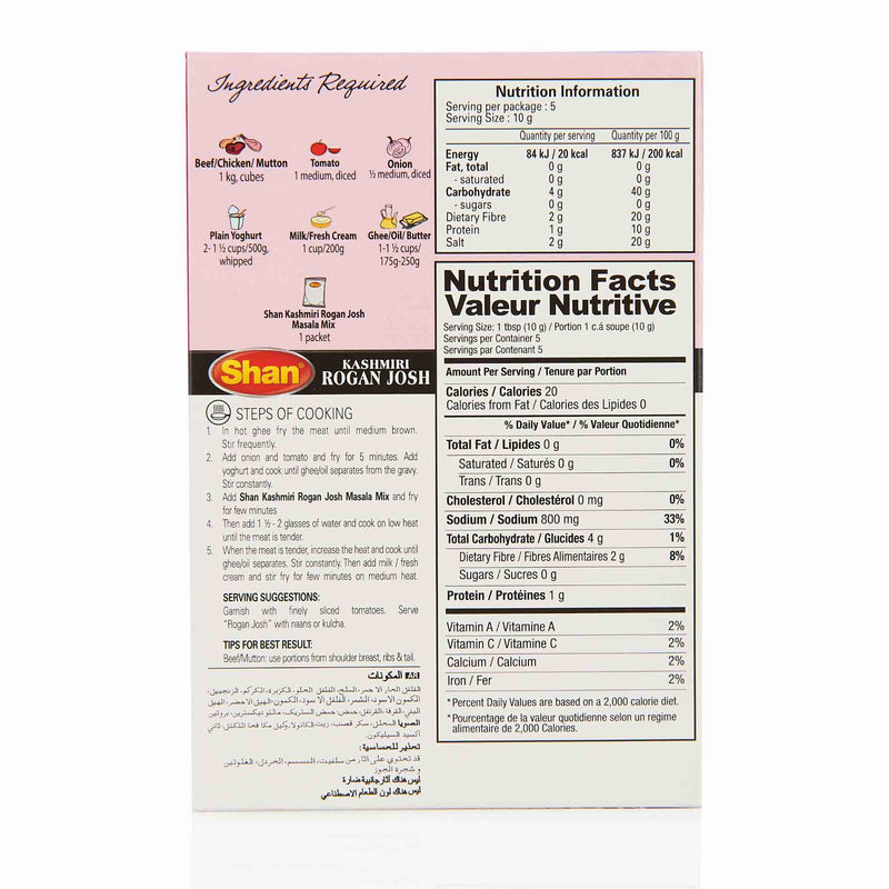 Shan Rogan Josh Recipe - Directions