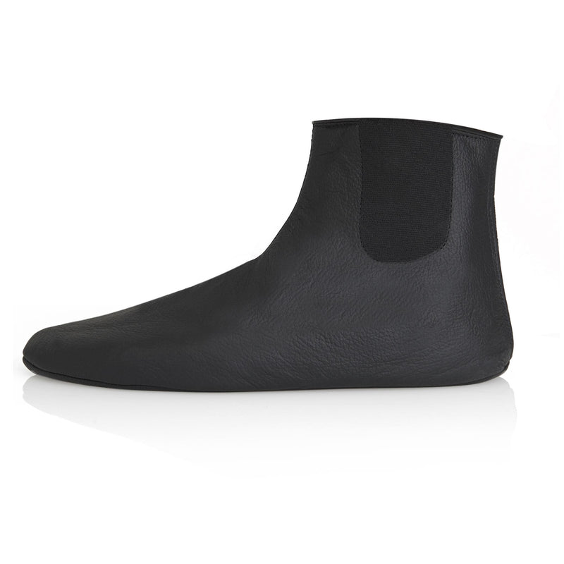 Easy Wear Sheep Leather Socks with White Fur