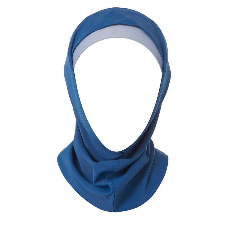 Blue and Grey Striped Burkini Swimwear - Hijab