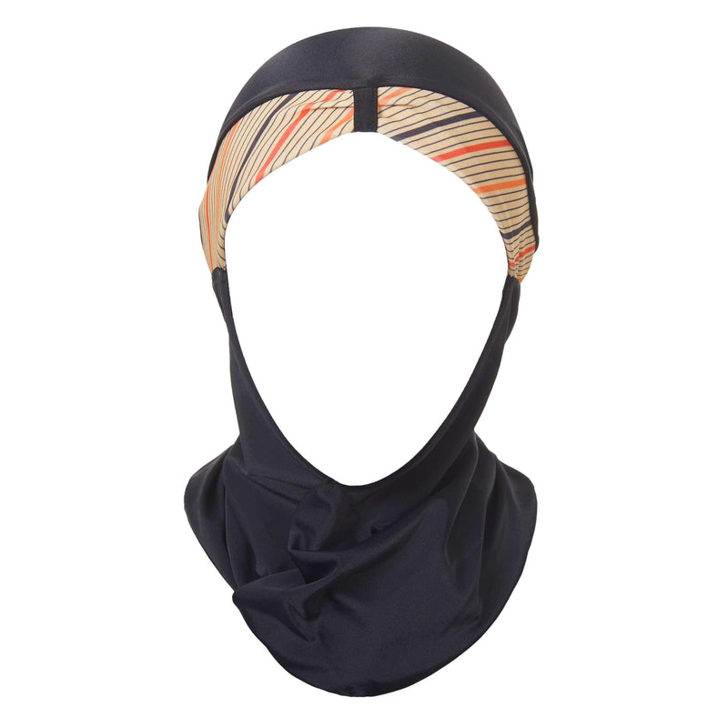 Brown Patterend Burkini Swimwear - Hijab