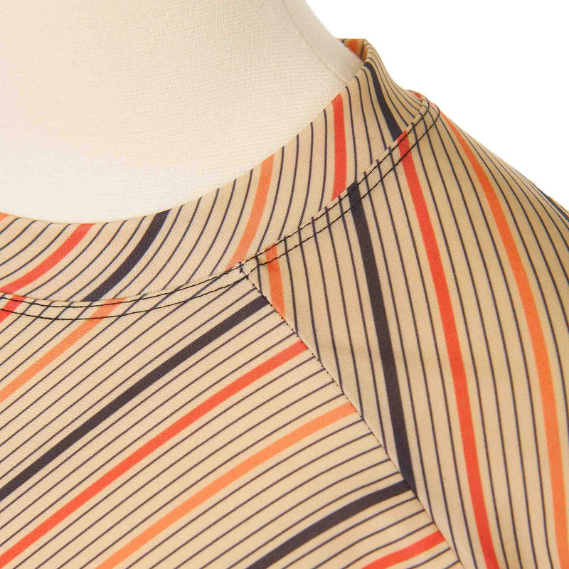 Brown Patterend Burkini Swimwear - Detail
