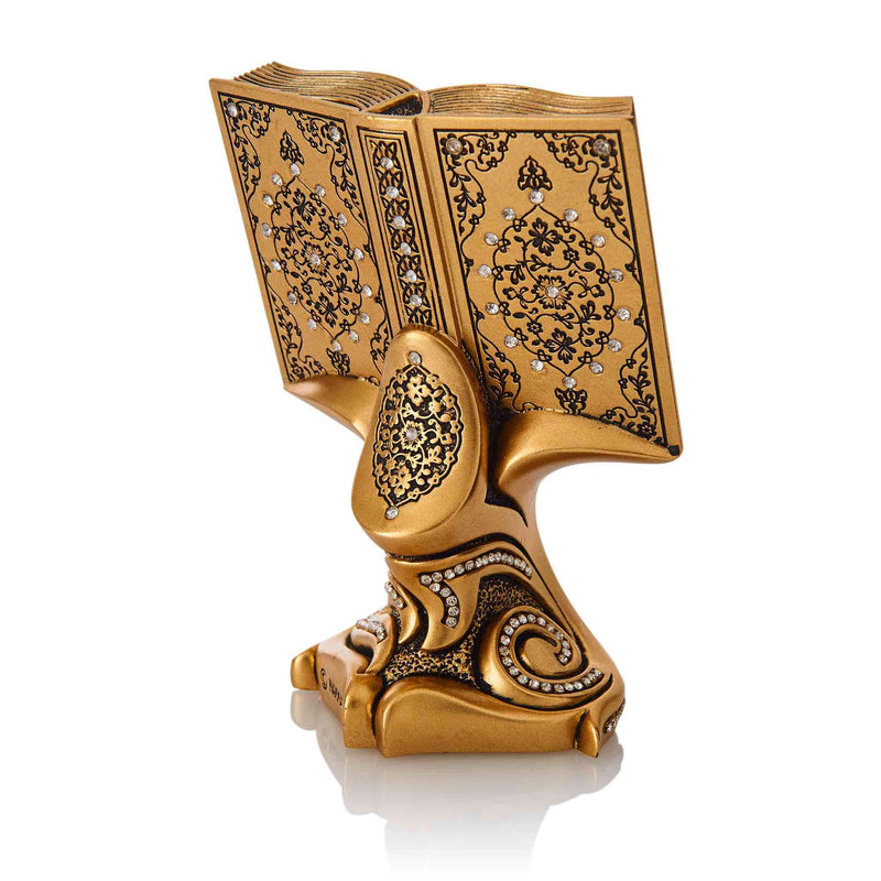 Table Art Biblo Allah Muhammad S.A.W Golden - Back