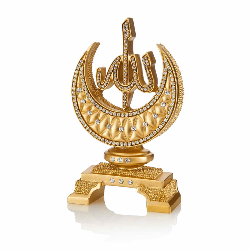 Medium Table Art in Golden - Allah Muhammad S.A.W