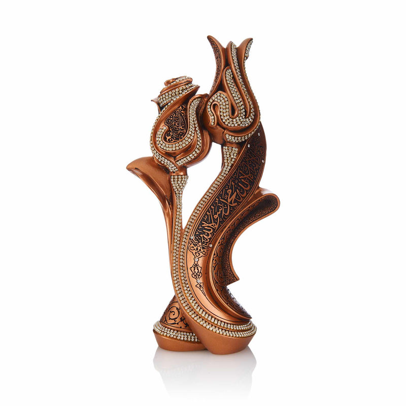 Table Art in Red Metallic - Kalima