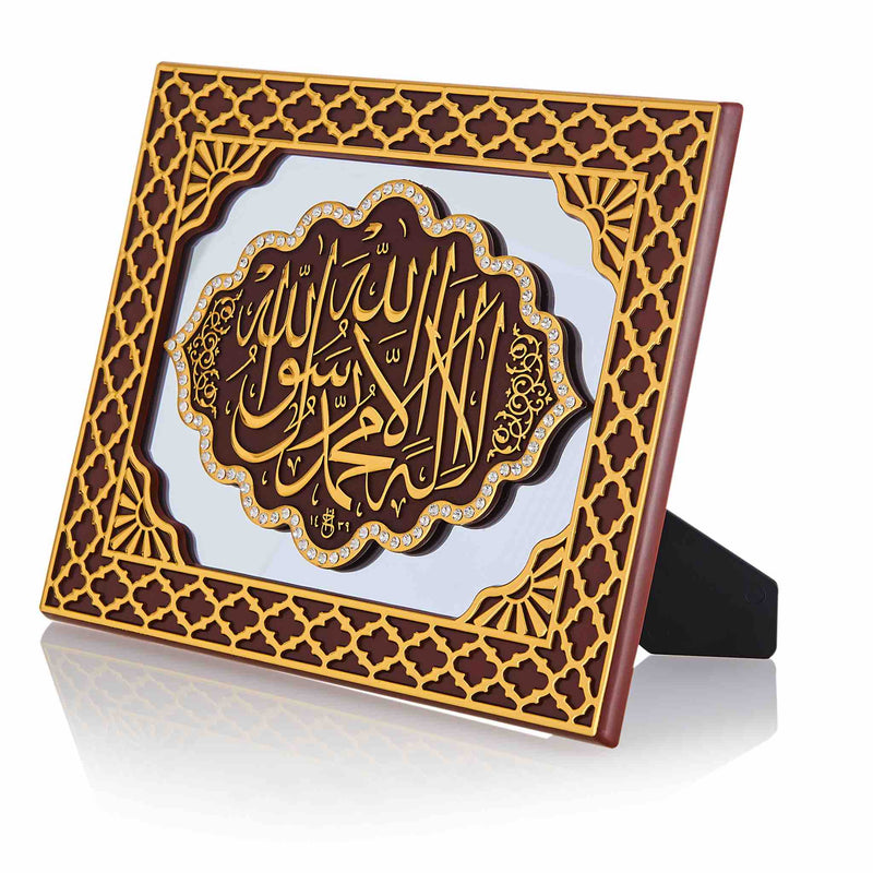 Table Art Kalima Maroon Gold - Front