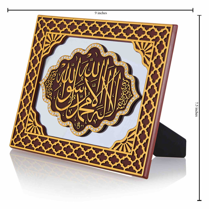 Table Art Kalima Maroon Gold - Dimension