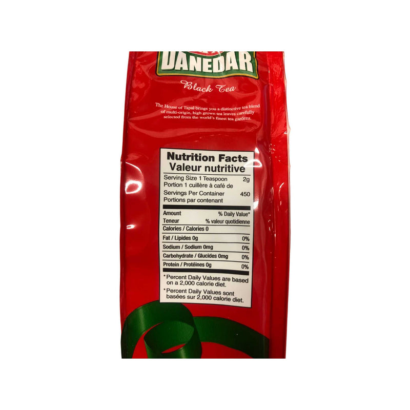 Tapal Danedar Black Tea - Nutrition Facts