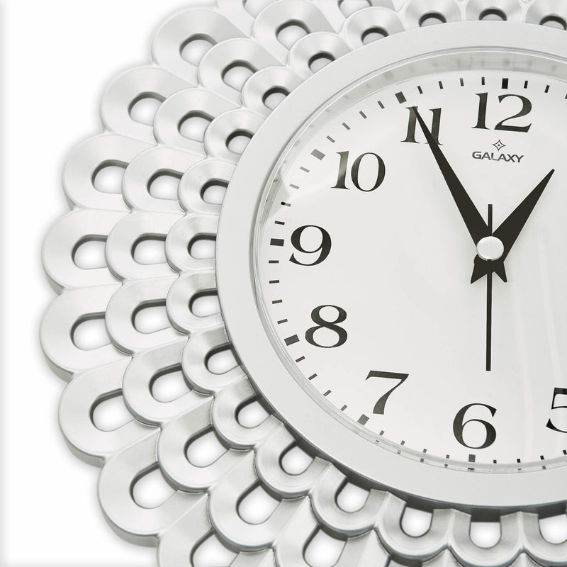 3 Piece Allah and Muhammad S.A.W. Silver Wall Clock