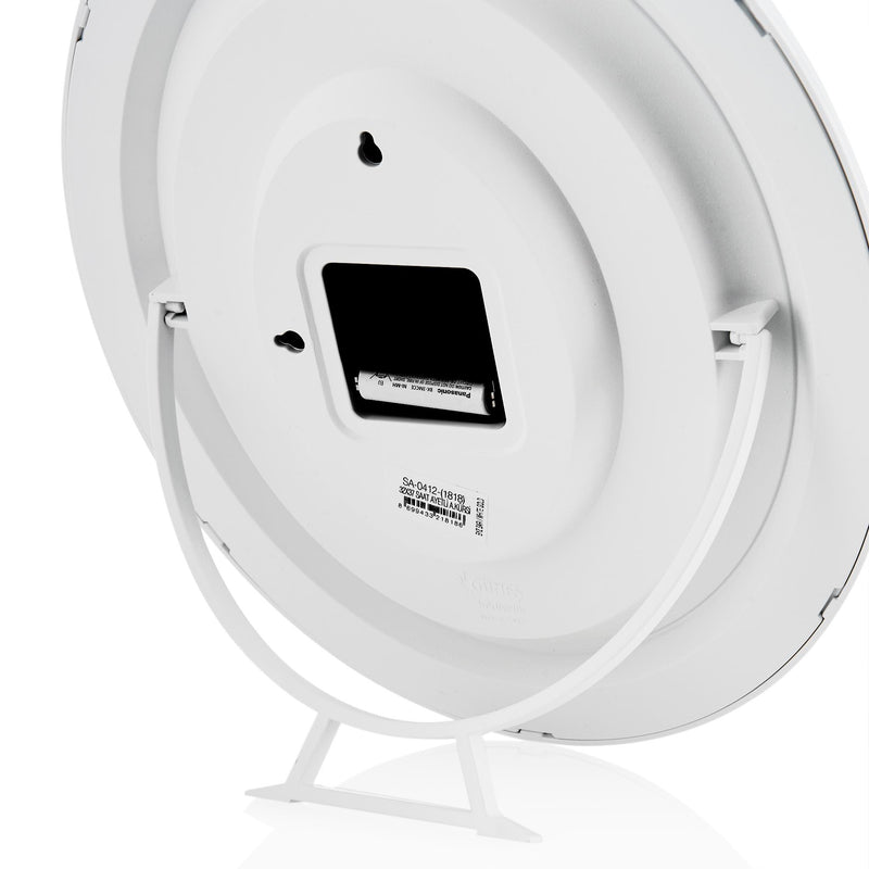 Wall Clock White Gold - Ayatul Kursi