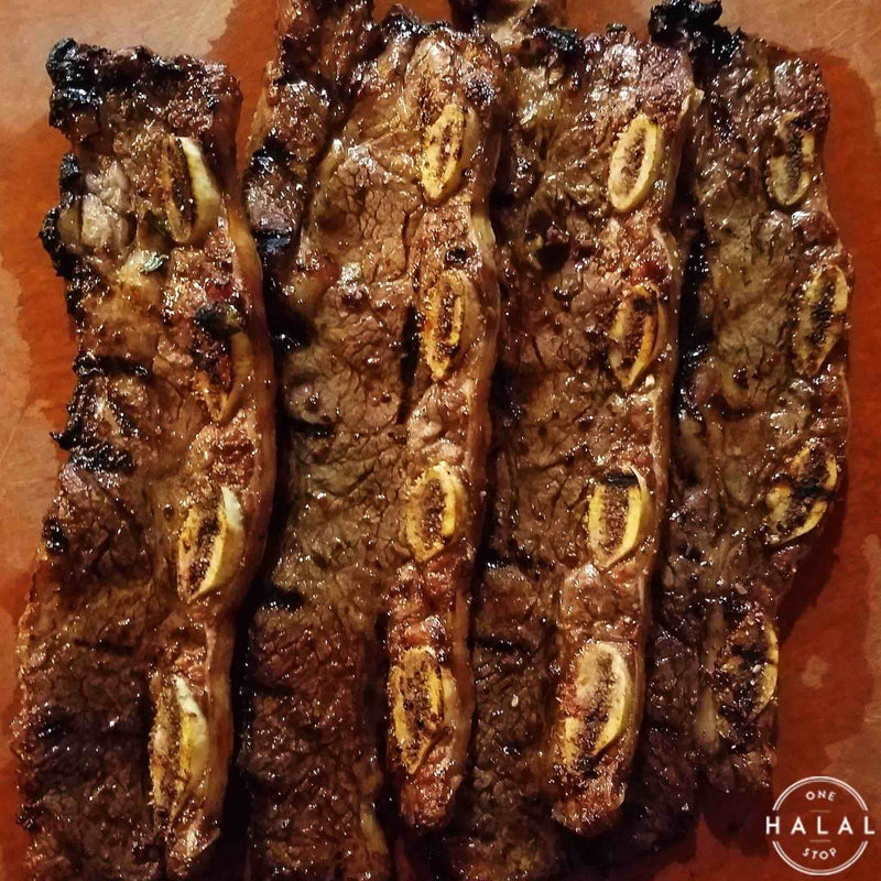 Zabiha Halal Korean Ribs Flanken Style - Grilled