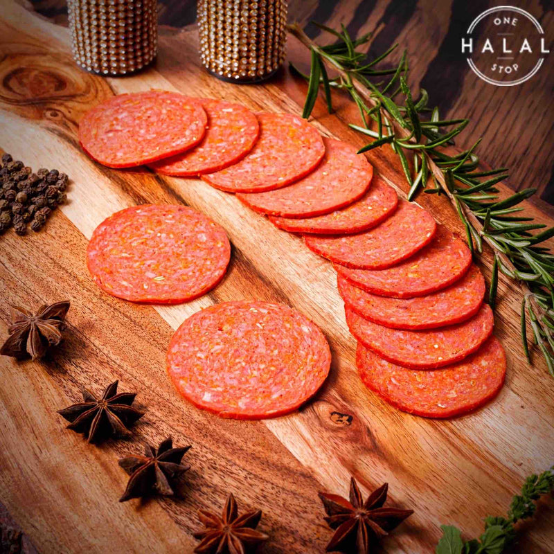 zabiha halal beef pepperoni