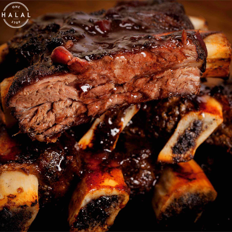 Zabiha Halal Beef Short Ribs Grilled