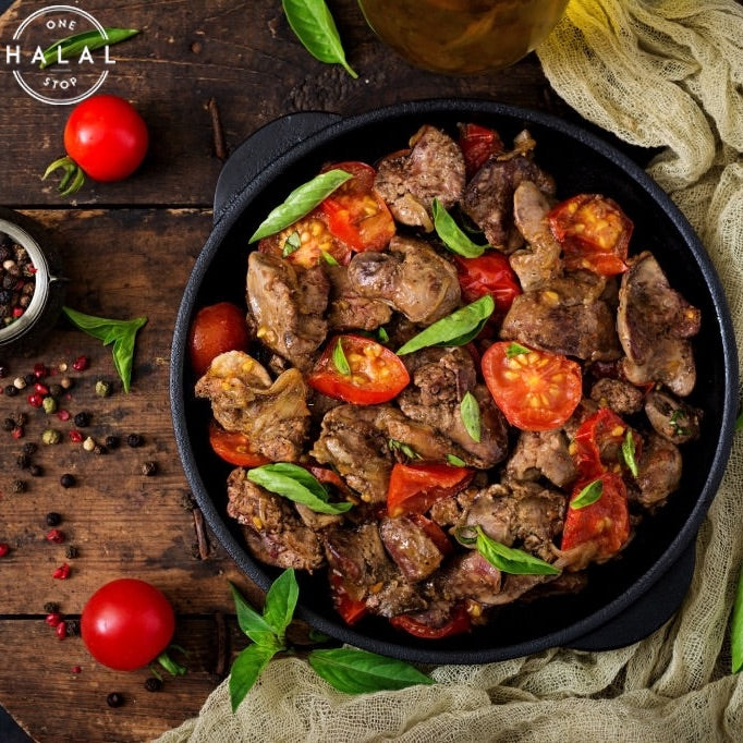 Zabiha Halal Chicken Liver - Cooked