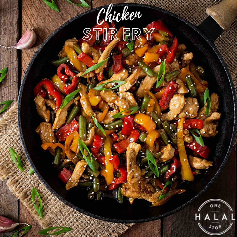 zabiha halal chicken stir fry