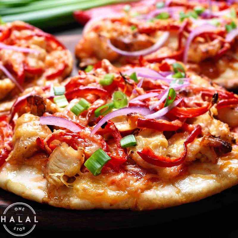 Zabiha Halal Chicken Pizza Cooked