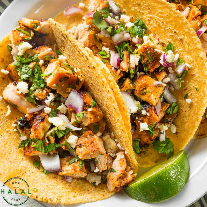 Zabiha Halal Chicken Taco Grilled