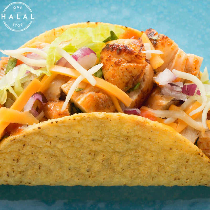 Zabiha Halal Chicken Taco Cooked
