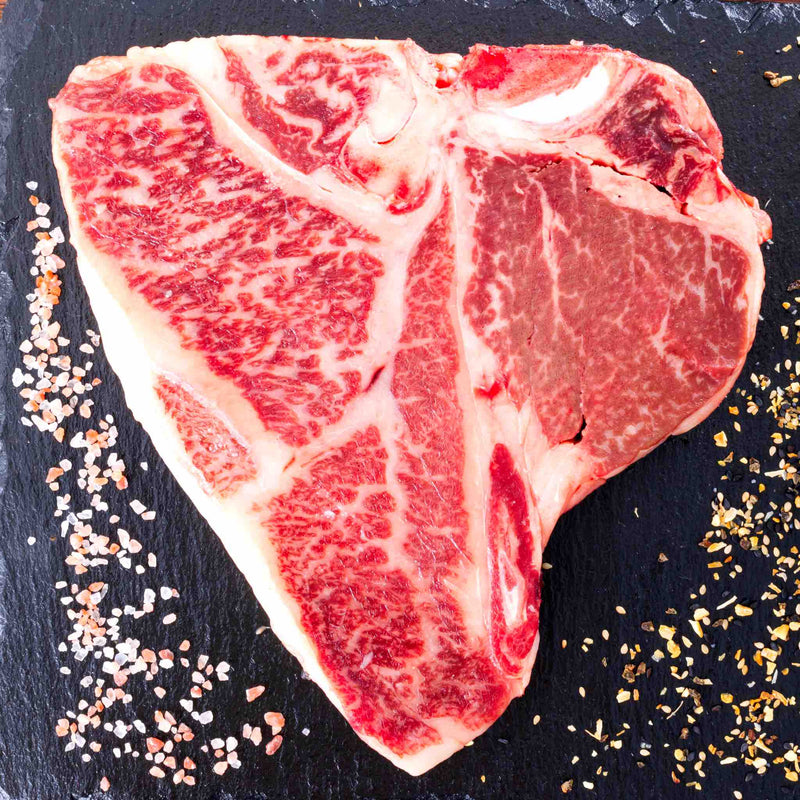 Zabiha Halal Full Blood Wagyu Porterhouse Steak - 1