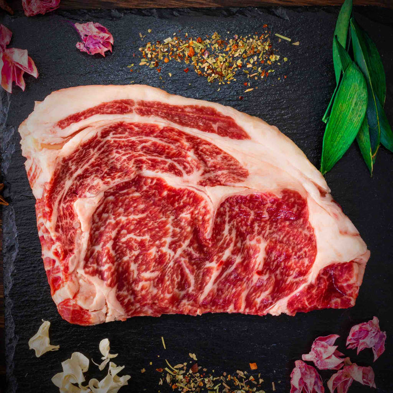 Zabiha Halal Full Blood Wagyu Ribeye Steak - 3