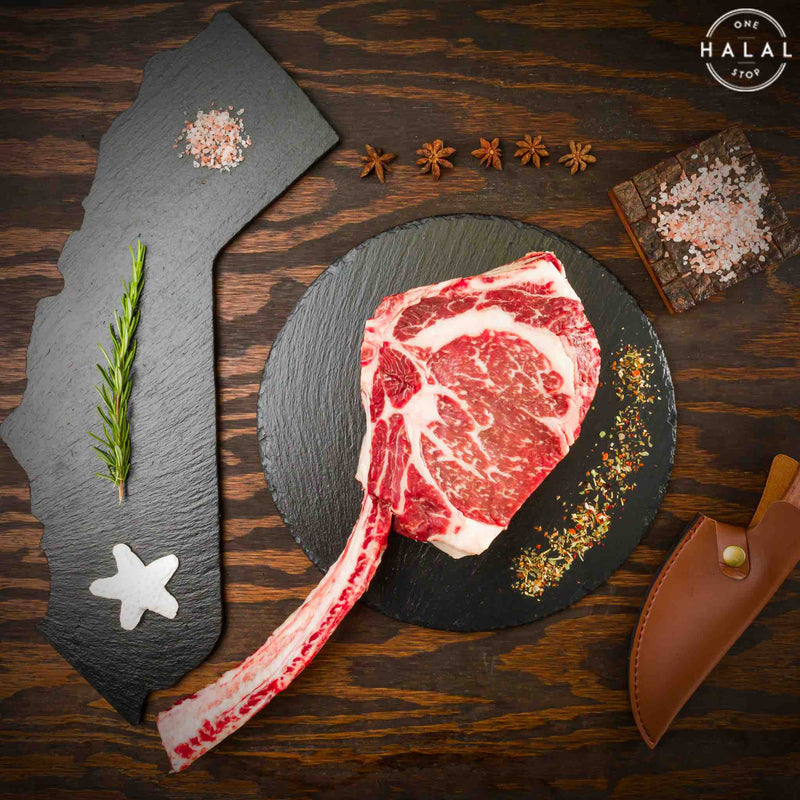 Zabiha Halal Full Blood Wagyu Tomahawk Steak - 2
