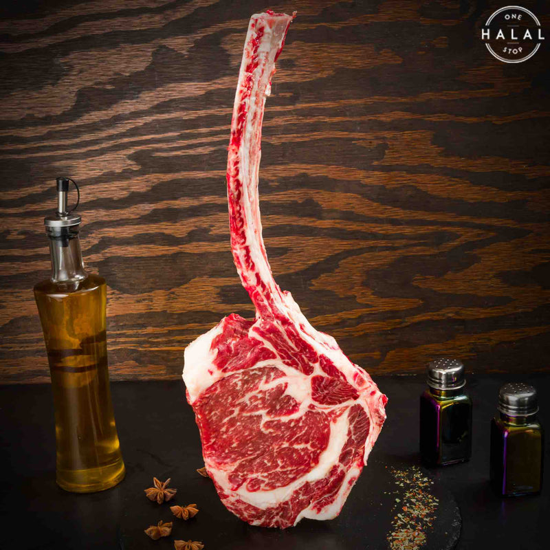 Zabiha Halal Full Blood Wagyu Tomahawk Steak - 3
