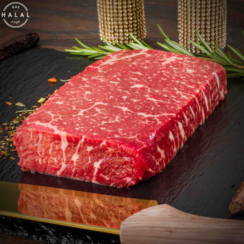 Zabiha Halal Full Blood Wagyu Top Round Steak - 1