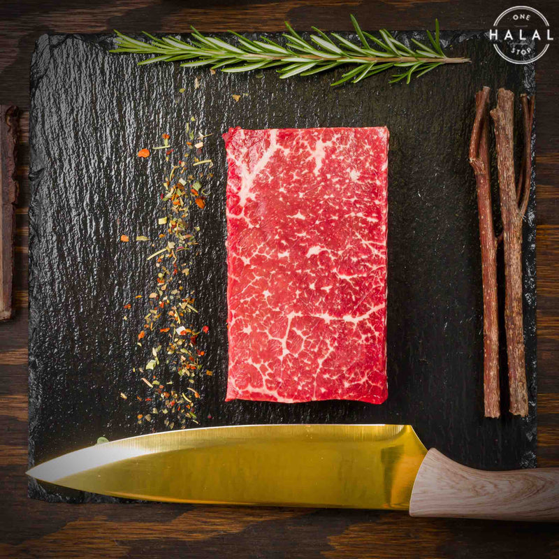 Zabiha Halal Full Blood Wagyu Top Round Steak - 3