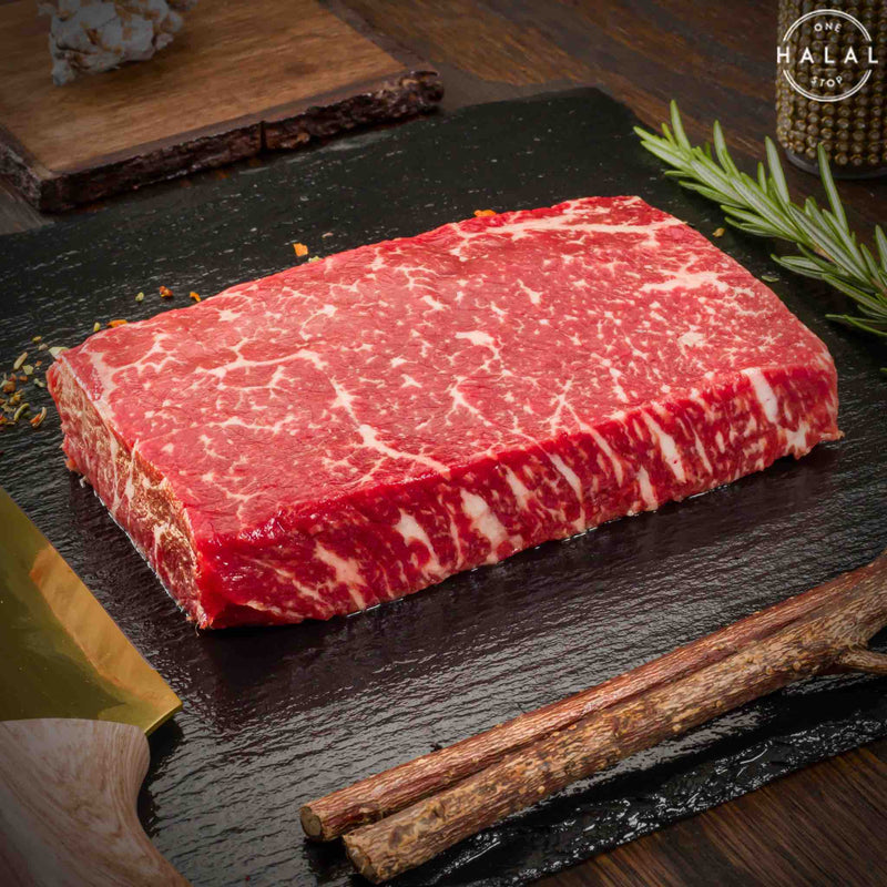 Zabiha Halal Full Blood Wagyu Top Round Steak - 2