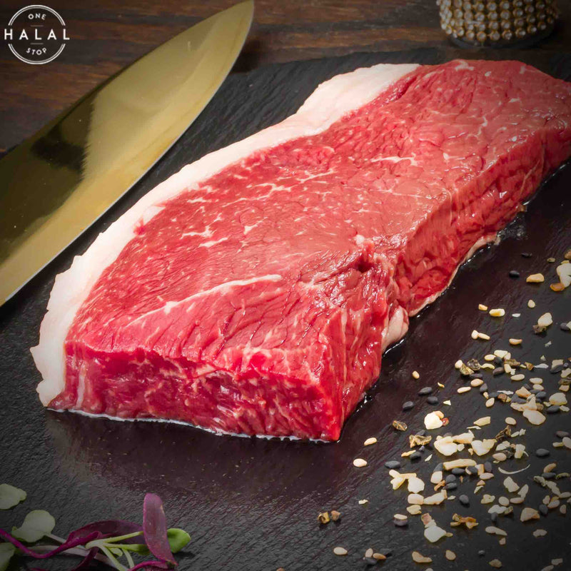 Zabiha Halal Full Blood Wagyu Top Sirloin Steak - 1
