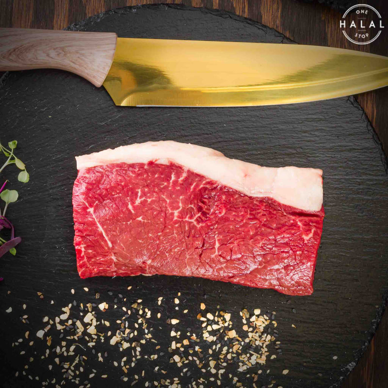 Zabiha Halal Full Blood Wagyu Top Sirloin Steak - 2