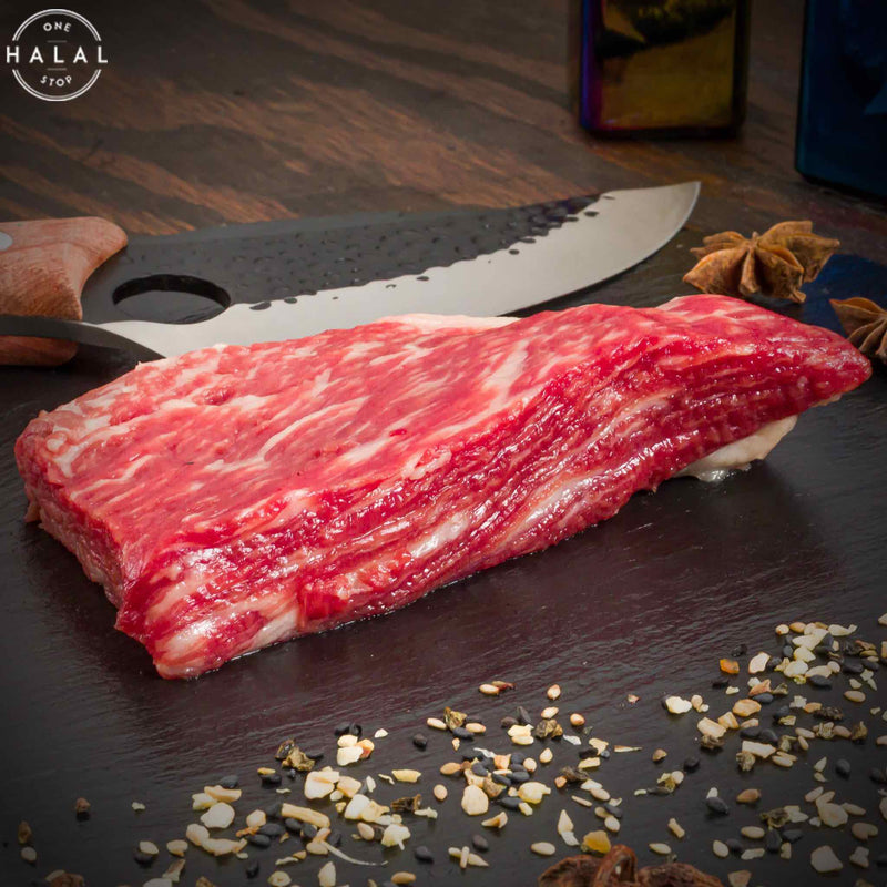 Zabiha Halal Full Blood Wagyu Tri Tip Steak - 1