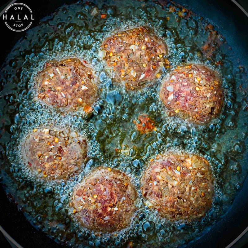 Zabiha Halal Peshawari Chapli Kabab - Uncooked