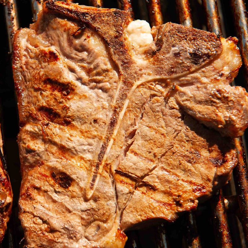 Zabiha Halal Veal Loin Chops - Grilled Detail