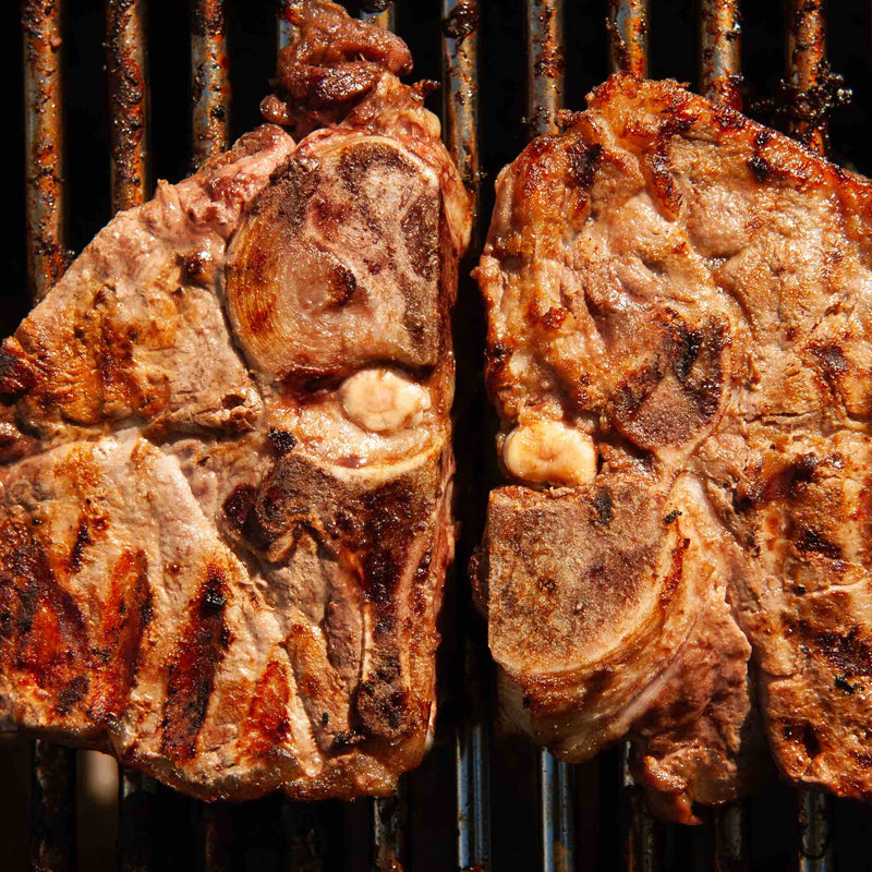 Zabiha Halal Veal Loin Chops - Grilled Detail 2