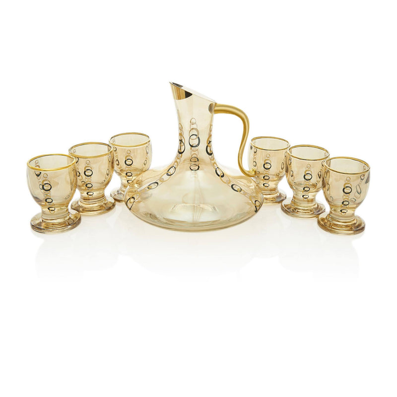 Black and Golden Ring Zamzam Set - Front 2