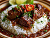 Beef Tips and Rice