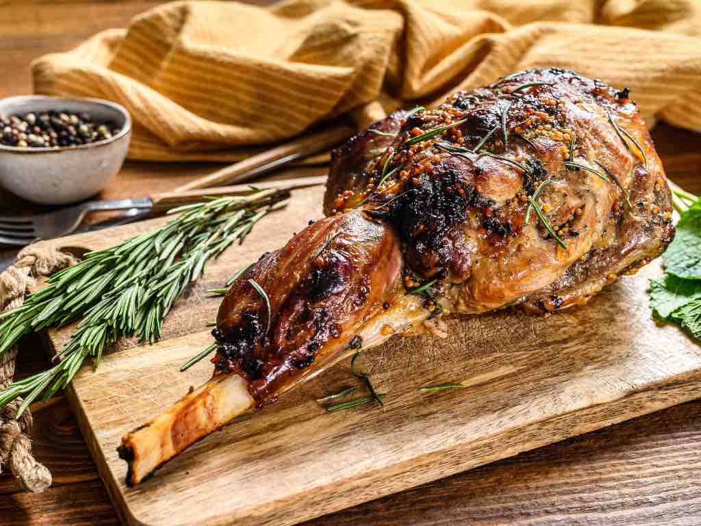Meat Roted Roasted Goat Meat